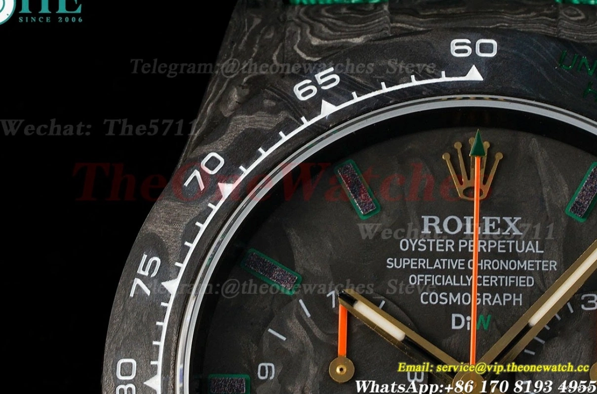 Black NY Daytona Diw Carbon Black 40mm DD4130 N6F 0410